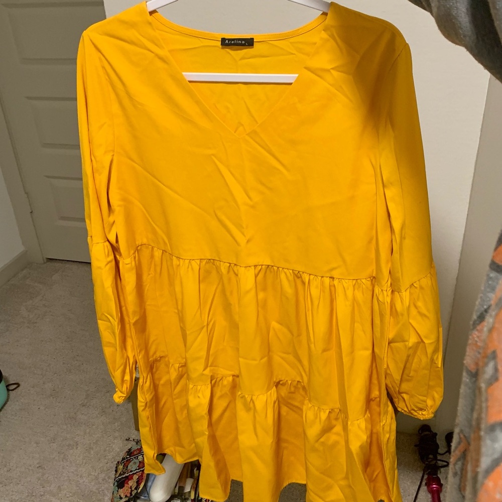 💫3/$20 Sunflower Yellow Dress